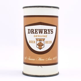 Drewrys Bock Beer Pull Tab Rolled as a Flat Top 59-26