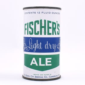 Fischers Light Dry Ale Flat Top QUEEN CITY 63-22
