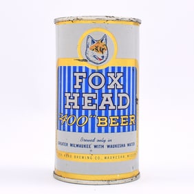 Fox Head 400 Beer Flat Top WAUKESHA 66-14