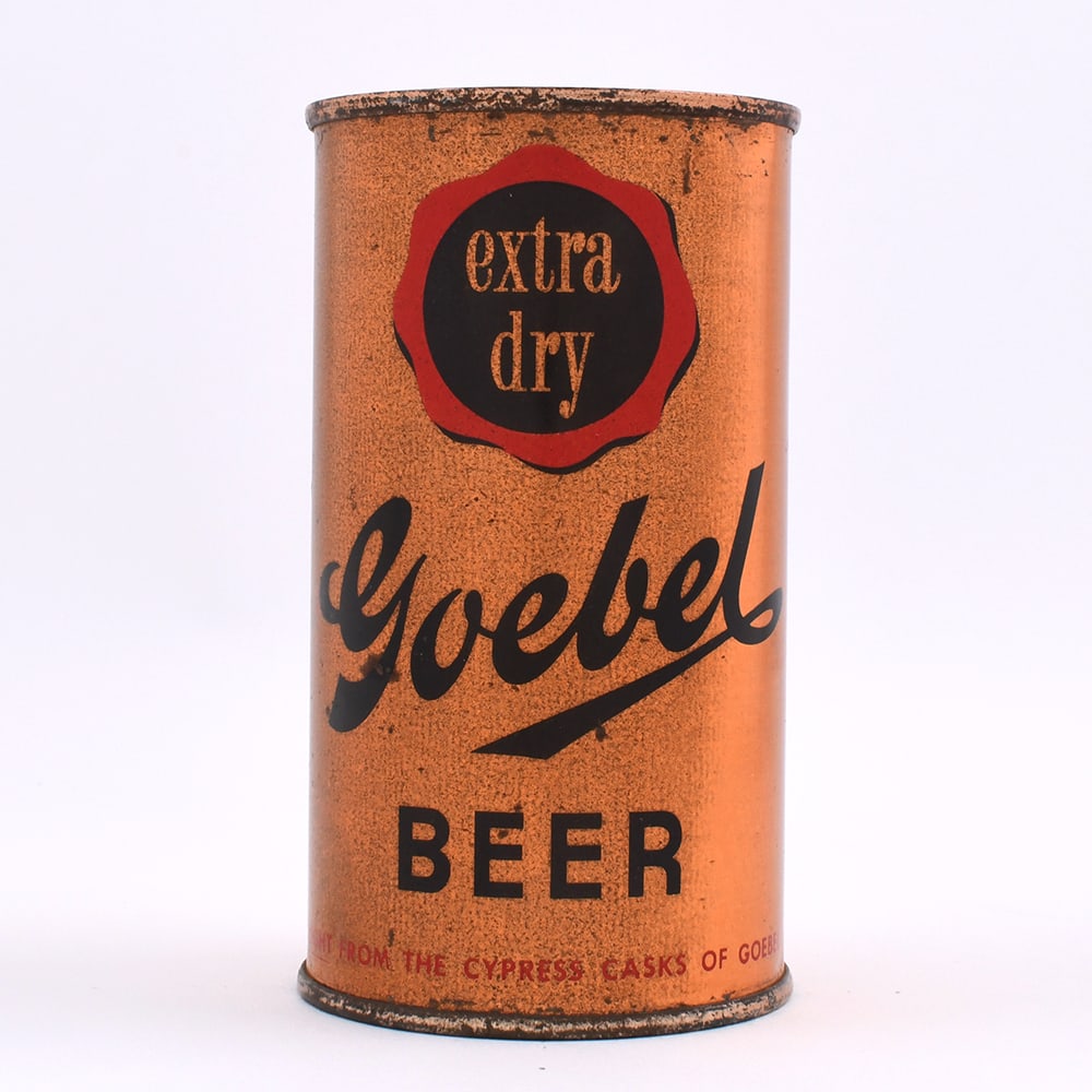 Goebel Extra Dry Beer Flat Top OAKLAND 70-19: Reference: USBC 70-19 Business Name: Goebel Brewing Co. of California, Oakland, California