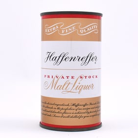 Haffenreffer Malt Liquor Flat Top 78-37