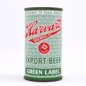 Harvard Green Label Export Beer BANK HEIST Flat Top 80-37 MINTY