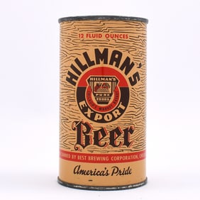 Hillmans Export Beer Flat Top 82-17