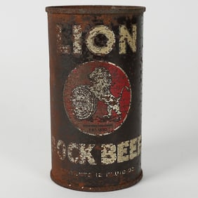 Lion Bock Beer Flat Top ACTUAL 91-38 ALL PROCEEDS DONATED TO BCCA