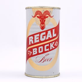 Regal Bock Beer Flat Top ENAMEL 121-16 11 OZ