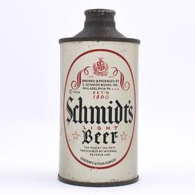 Schmidts Light Beer Cone Top 184-30