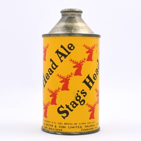 Stags Head Ale Canadian Cone Top