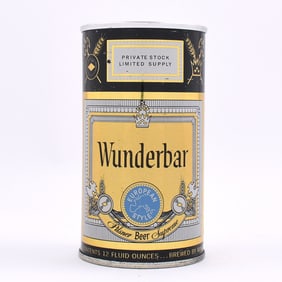 Wunderbar Pilsner Beer Zip Top TOUGH PRODUCTION CAN 135-29