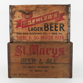 Koehler Lager Beer St Mary Beer Ale Crates
