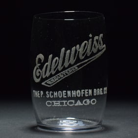Edelweiss Pre-Prohibition Etched Glass