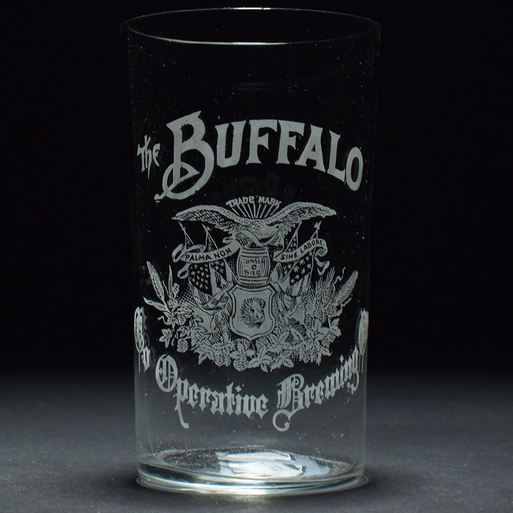 The Buffalo Co Operative Brewing Co Pre-Prohibition Etched Glass (1 of 6)