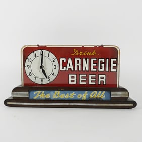 Carnegie Drink Beer ROG Illuminated Clock