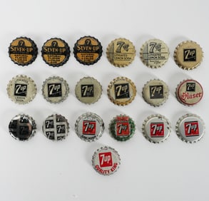 Seven Up Crown Lot RARE EARLY