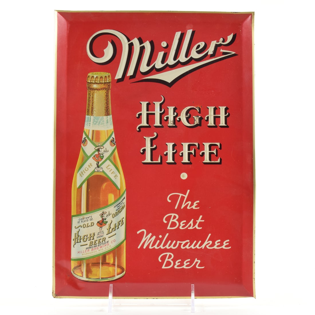 Vintage Miller High Life レトロ広告看板 Vintage Miller High Life レトロ広告看板 Vintage Miller High