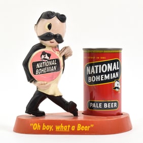 Notional Bohemian Beer 1950s Back Bar Statue