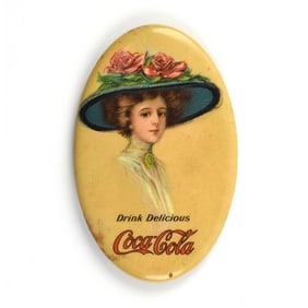 Coca Cola Pre-Prohibition Pocket Mirror