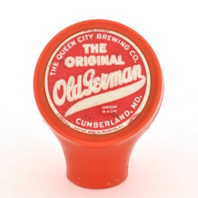 Old German Original 1940s Red Plastic Ball Tap Knob