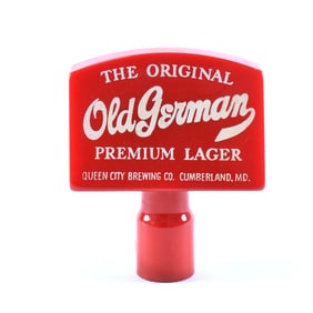 Old German Premium Lager 1950s 2-Sided Plastic Tap Handle 1 of 2