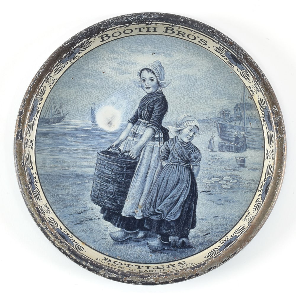 Booth Bros Bottlers Pre-Prohibition Tip Tray (1 of 2)