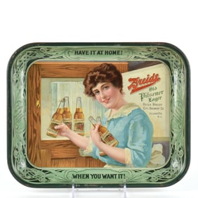 Breidt Old Pilsener Lager Pre-Prohibition Serving Tray