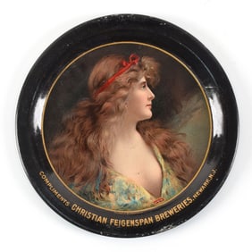 Christian Feigenspan Breweries Pre-Prohibition Tip Tray