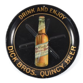 Dick Bros Quincy Beer Pre-Prohibition Tip Tray