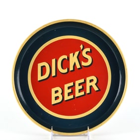 Dicks Beer 1930s Serving Tray