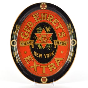 Geo Ehrets Extra Hell Gate Brewery Pre-Pro Serving Tray