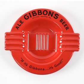 Gibbons Ale-Beer 1930s Ash Tray