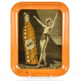 Kist Orange Soda 1940s Serving Tray
