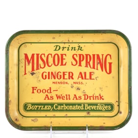Miscoe Spring Ginger Ale Pre-Pro Soda Serving Tray