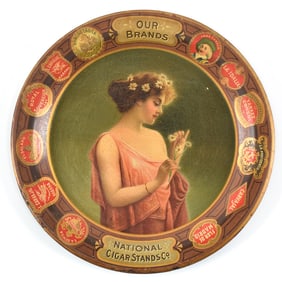 National Cigar Stands 1900s Tip Tray