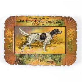 Potter Fowler Candy Co 1900s Tip Tray