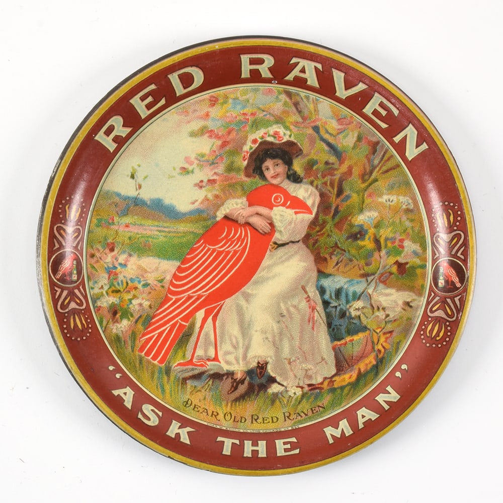 Red Raven Pre-Prohibition Tip Tray (1 of 2)