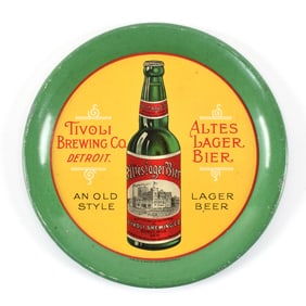 Tivoli Brewing Altes Lager Bier Pre-Prohibition Tip Tray