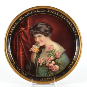 True W Jones Granite State Climax Ales Pre-Pro Invitation Tray RARE