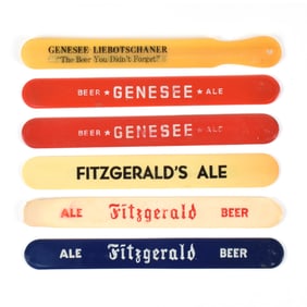 New York Foam Scrapers - Lot of 11 - 10 Different GENESEE FITZGERALD IROQUOIS