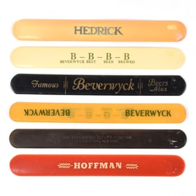 New York Foam Scrapers - Lot of 12 - 10 Different BEVERWYCK HEDRICK HOFFMAN