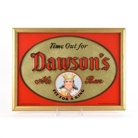 Dawsons Ale Beer Fit For A King RPG Sign EXCEPTIONAL