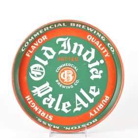 Commercial Old India Pale Ale White Green Red Tray SCARCE