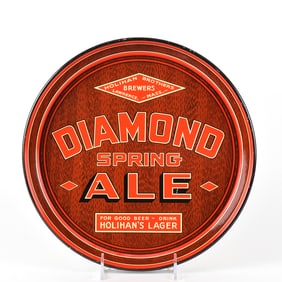 Diamond Spring Ale Holihans Lager Tray OUTSTANDING
