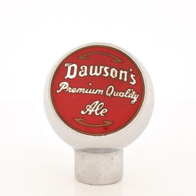 Dawsons Premium Quality Ale Porcelain Ball Tap Knob RARE MINTY