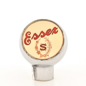 Essex Brewing Chrome Porcelain Ball Tap Knob HAVERHILL MA