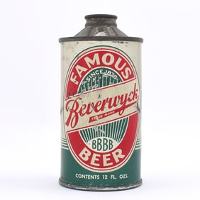 Beverwyck Beer Flat Bottom Cone Top 152-9 TOUGH FBIR