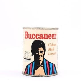 Buccaneer Malt Liquor 8 Ounce Paper Label Test Flat Top UNLISTED RARE