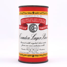 Camden Lager Beer Flat Top 1 PARK PLACE 47-39