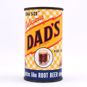 Dads Root Beer Soda Flat Top