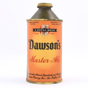 Dawsons Master Ale HIGH PROFILE Cone Top 158-29 EXCEPTIONAL