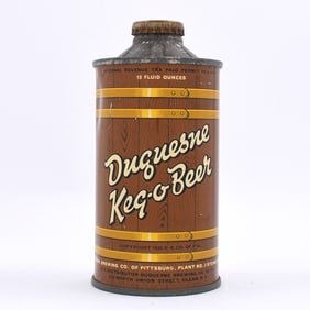 Duquesne Keg-O-Beer Cone Top 159-23 FBIR