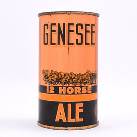 Genesee 12 Horse Ale 2-SIDED Flat Top 68-20